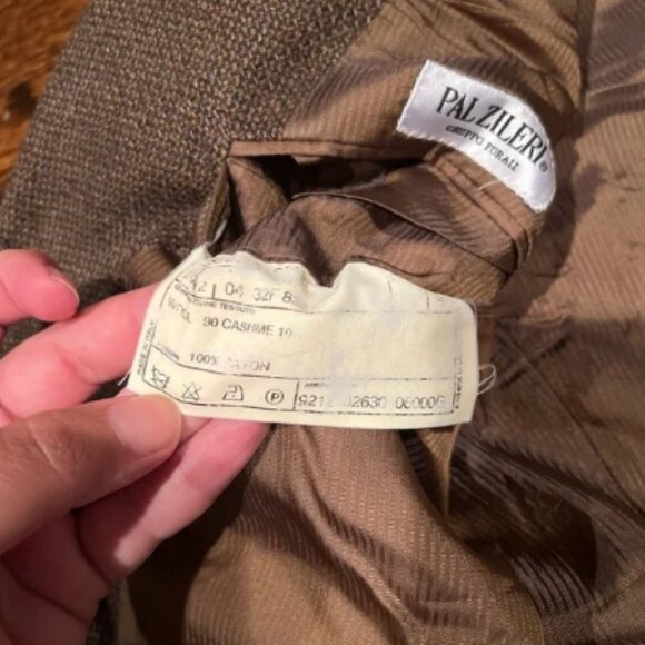 Pal Zileri Wool Cashmere Blend Sport Twead Coat Size 50 (40 US) - Picture 6 of 6